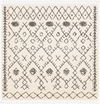 Berber Shag Machine Woven Rug, by Surya, 7'10.49" length x 7'10.49" width thumbnail