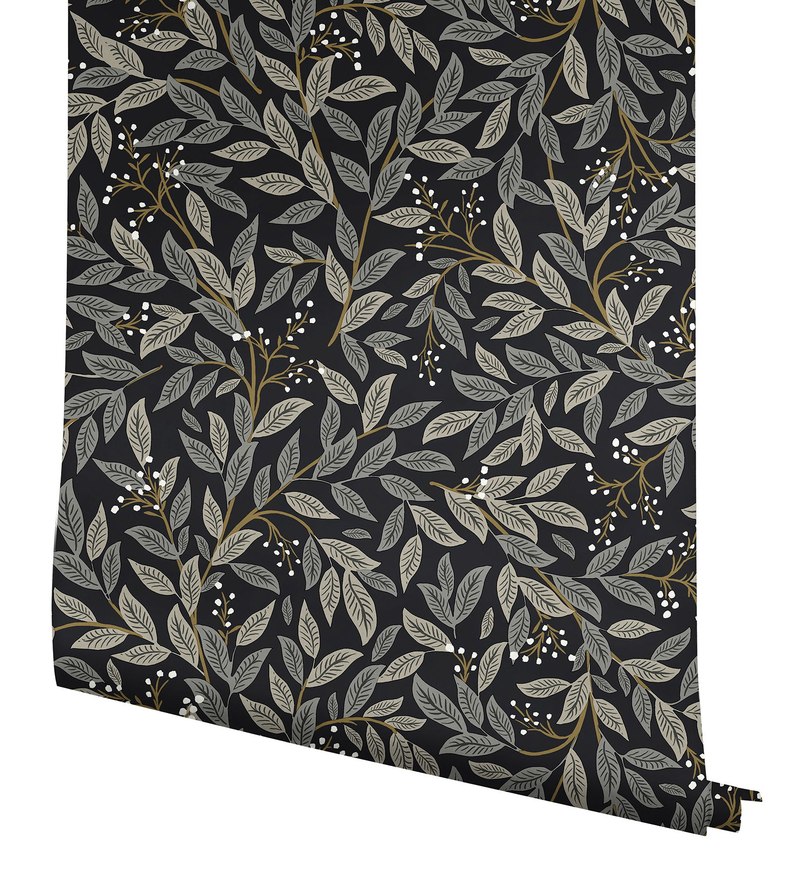 Willowberry Black Peel & Stick Wallpaper Willowberry Black Peel & Stick Wallpaper large image