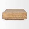 Hayden Light Brown Wood Square Coffee Table thumbnail 5