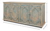 Four Diamonds Sideboard, Blue, Cabinets & Sideboard by Sarreid, 76" length x 22" width x 37" height thumbnail 16