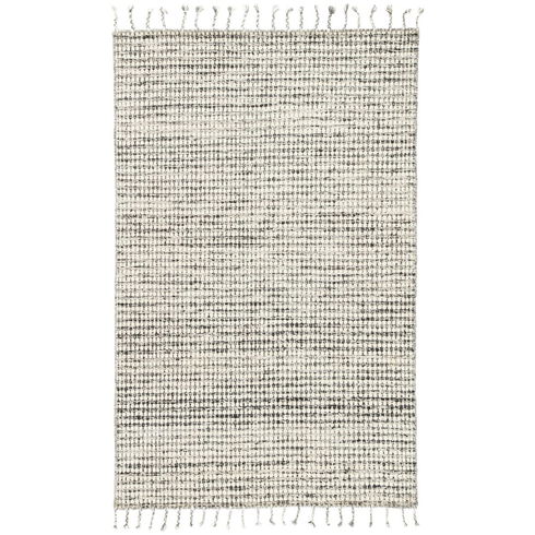 Armon Dot Hand-Woven Ivory/Black Area Rug