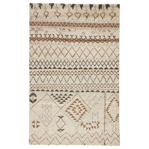 Gisela Hand-Knotted Ivory Area Rug