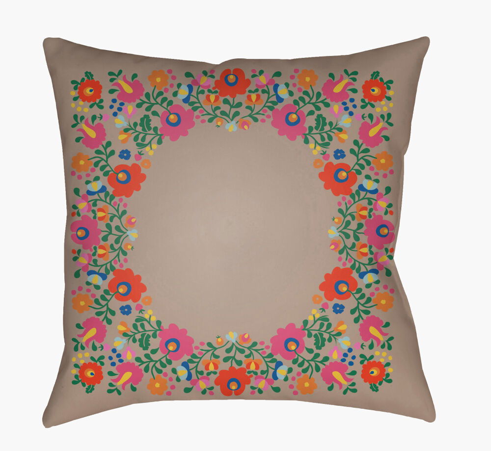 Lolita Accent Pillow, Decorative Pillow by Surya, 16" length x 16" width