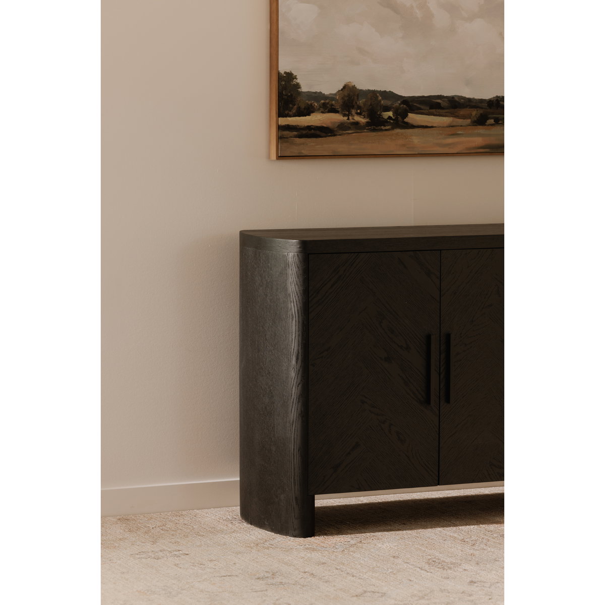 William Sideboard Black, Cabinets & Sideboard by Moe's Home, 70.75" width x 33.5" height x 17.75" depth View 11