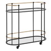 Andre Iron Bar Cart, Bar Carts & Cabinet by Uttermost, 32" width x 30.25" height x 13.5" depth thumbnail 4