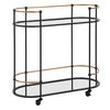 Andre Iron Bar Cart, Furniture by Uttermost, 32" width x 30.25" height x 13.5" depth thumbnail 4