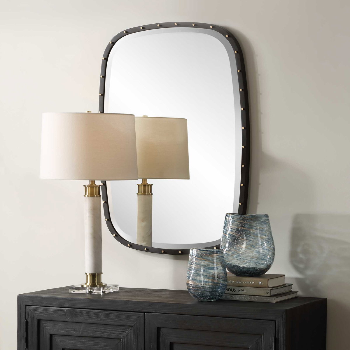 Benedo Industrial Mirror, by Uttermost, 26" width x 36" height x 1.5" depth View 4