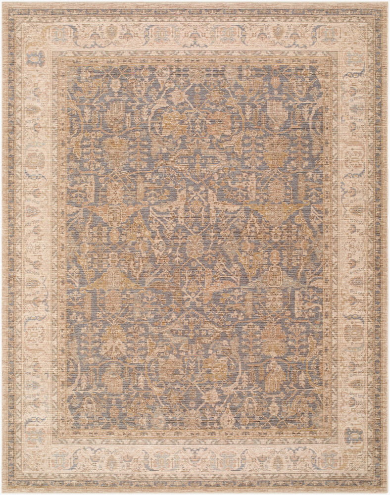 Ladik Machine Woven Rug, by Surya, 1'3.75" length x 1'3.75" width