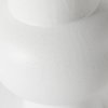 Laforge 10.8H Medium White Ceramic Vase, by Mercana, 7.87" length x 7.87" width x 10.83" height thumbnail 7