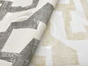 Modern Tribal Linen & Charcoal Wallpaper thumbnail 4