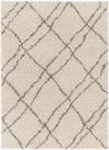 Capella Shag Machine Woven Rug, by Surya, 1'3.75" length x 1'3.75" width thumbnail