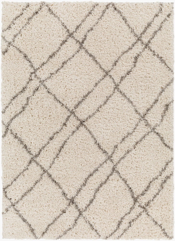 Capella Shag Machine Woven Rug, by Surya, 1'3.75" length x 1'3.75" width