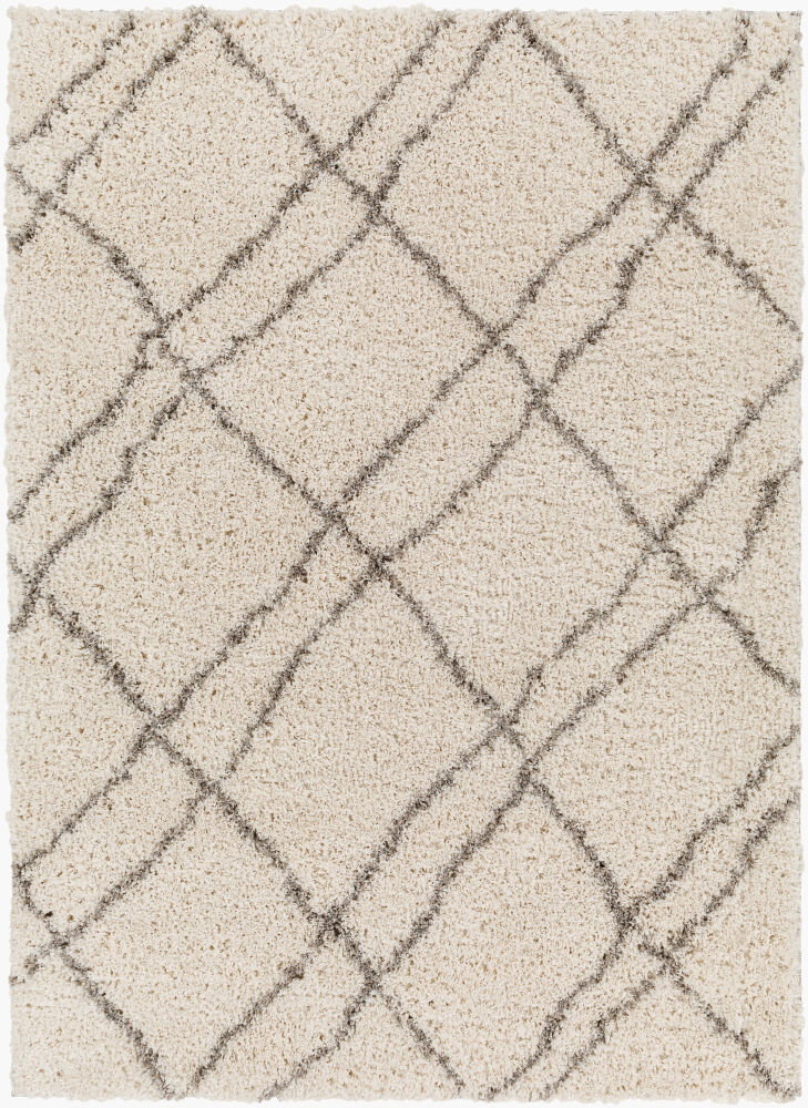 Capella Shag Machine Woven Rug, by Surya, 1'3.75" length x 1'3.75" width