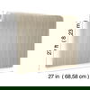 Cream Vertical Plumb Wallpaper thumbnail 4