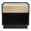 Carter Nightstand Black, by Moe's Home, 22" width x 20" height x 18" depth thumbnail 1