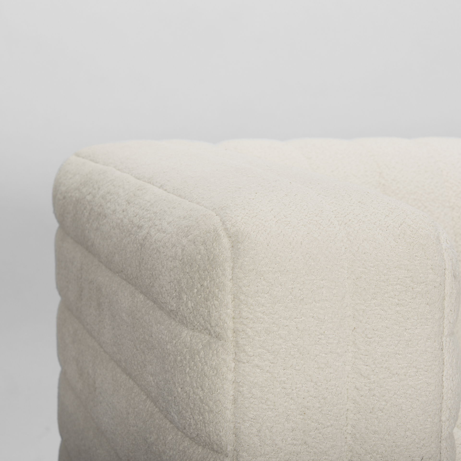 Ricciardo Cream Boucle 3-Seater Sofa large image 