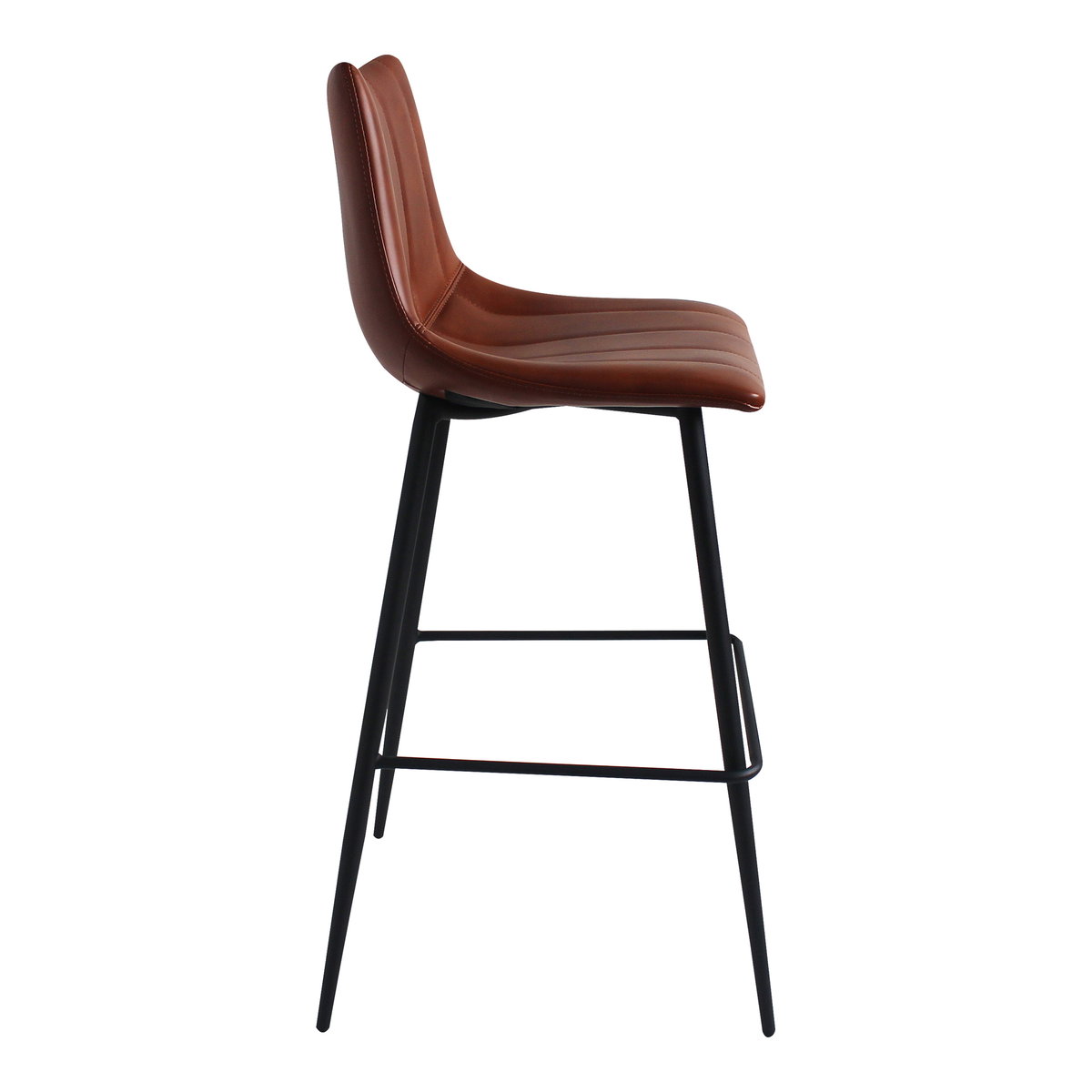Alibi Barstool Brown - Set Of Two, Counter & Bar Stool by Moe's Home, 17.7" width x 41.5" height x 20" depth View 6