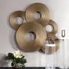 Ahmet Gold Rings Wall Decor thumbnail 1