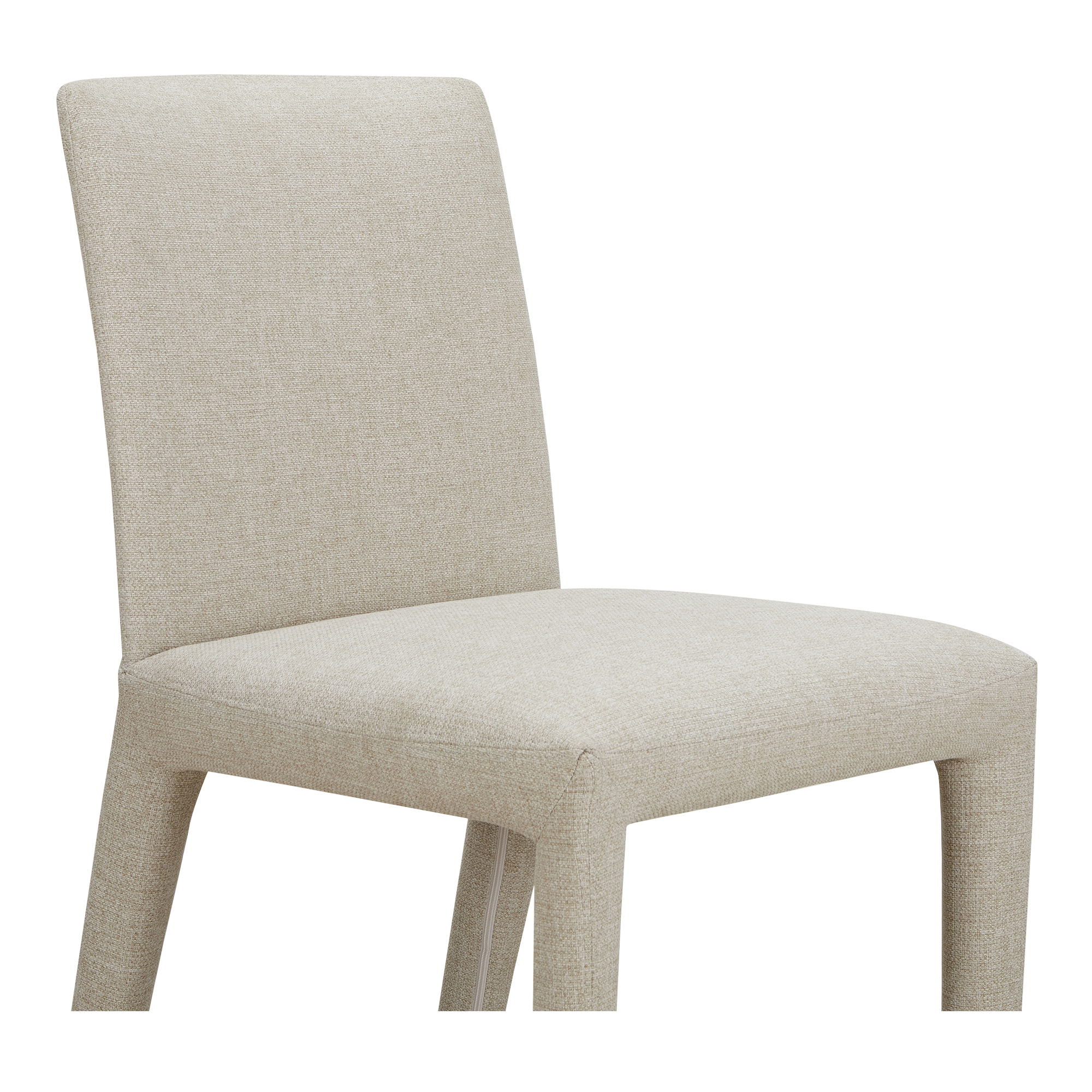 Monte Dining Chair Beige - Set Of Two, by Moe's Home, 19" width x 33" height x 23" depth View 7
