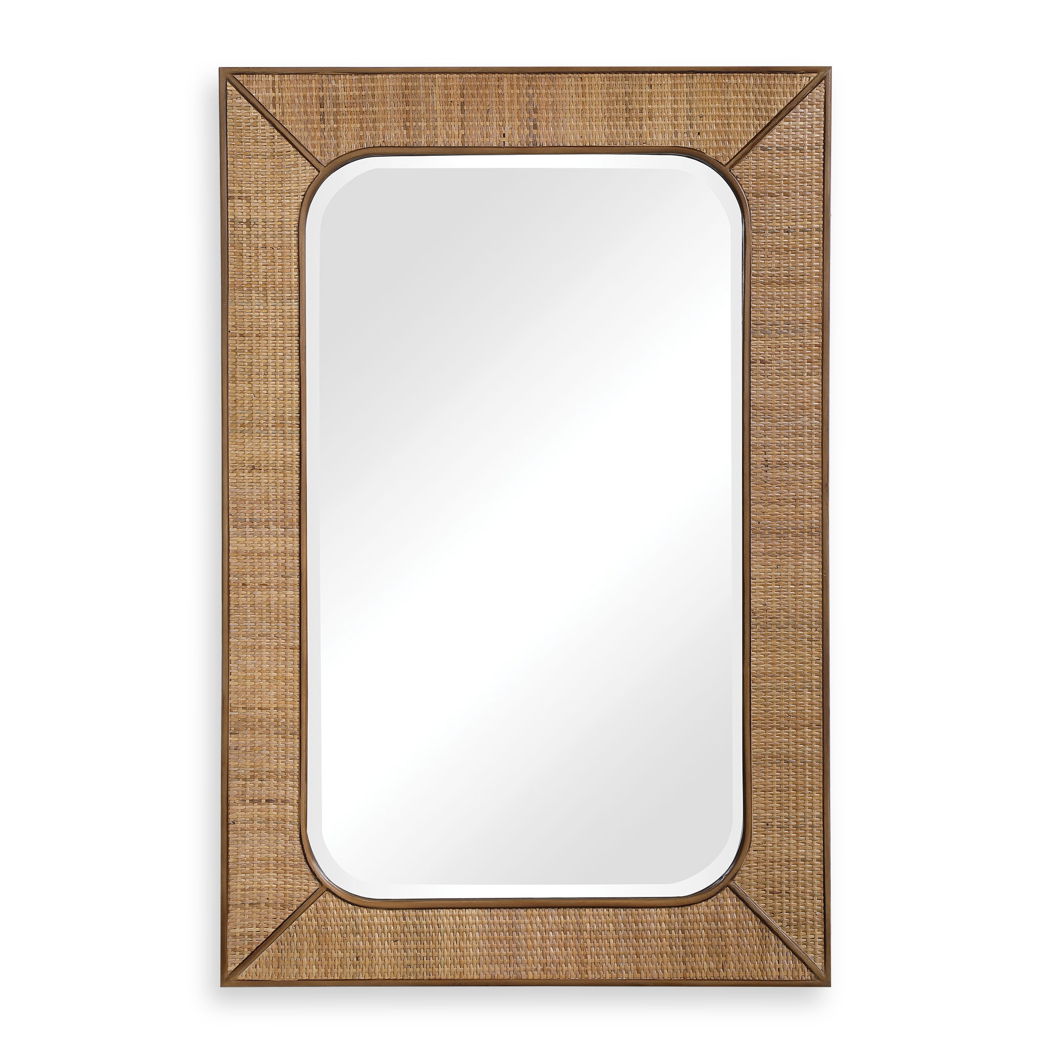 Tahiti Rattan Mirror large image 