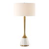 Avola White Marble Table Lamp, by Uttermost, 16" width x 32" height x 16" depth thumbnail 1