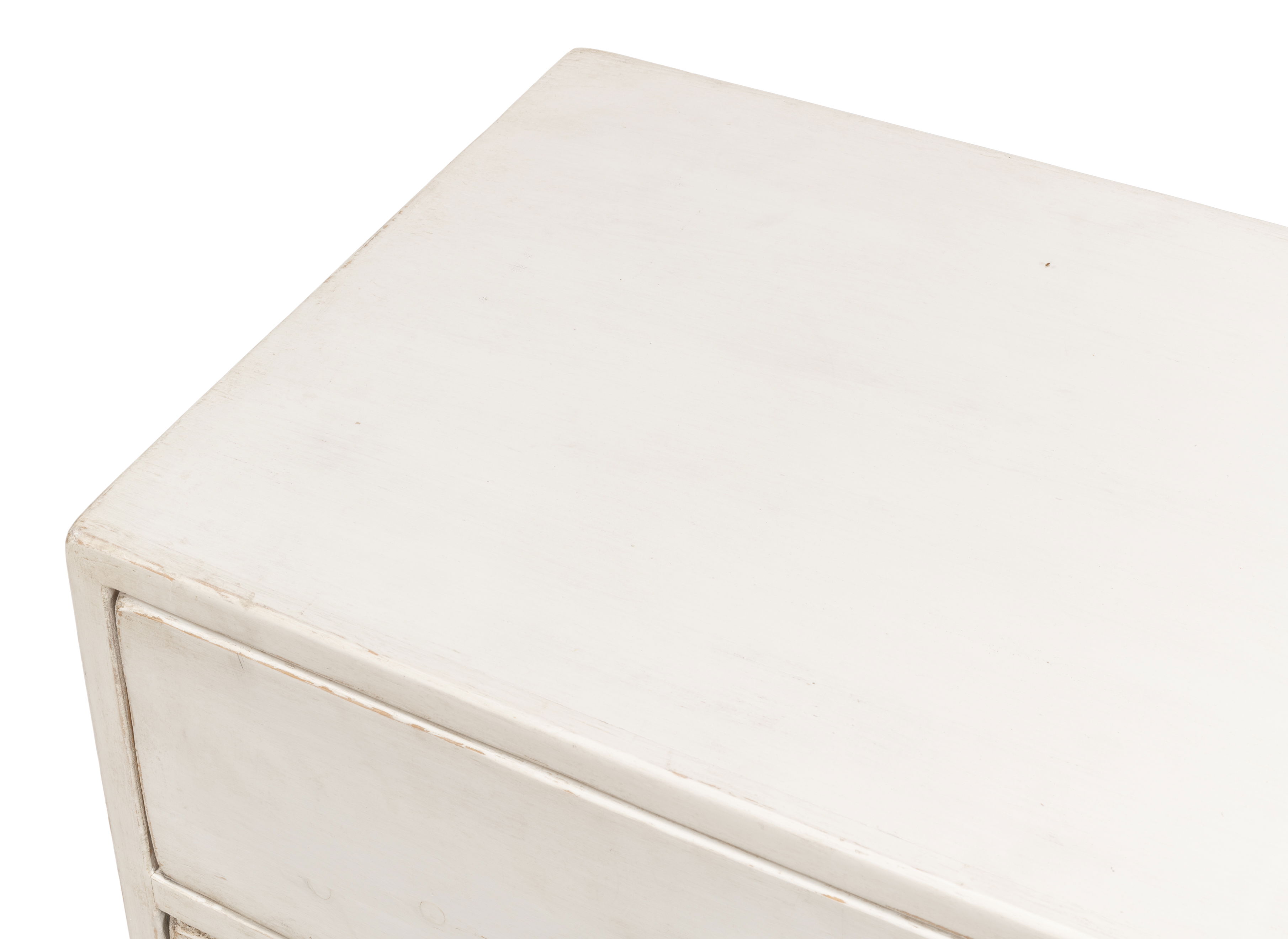 Willow 3 Drawer Commode, Antique White, Cabinets & Chest by Sarreid, 26" length x 16" width x 28" height View 11