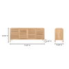 Teeda 4 Door Sideboard Natural thumbnail 9