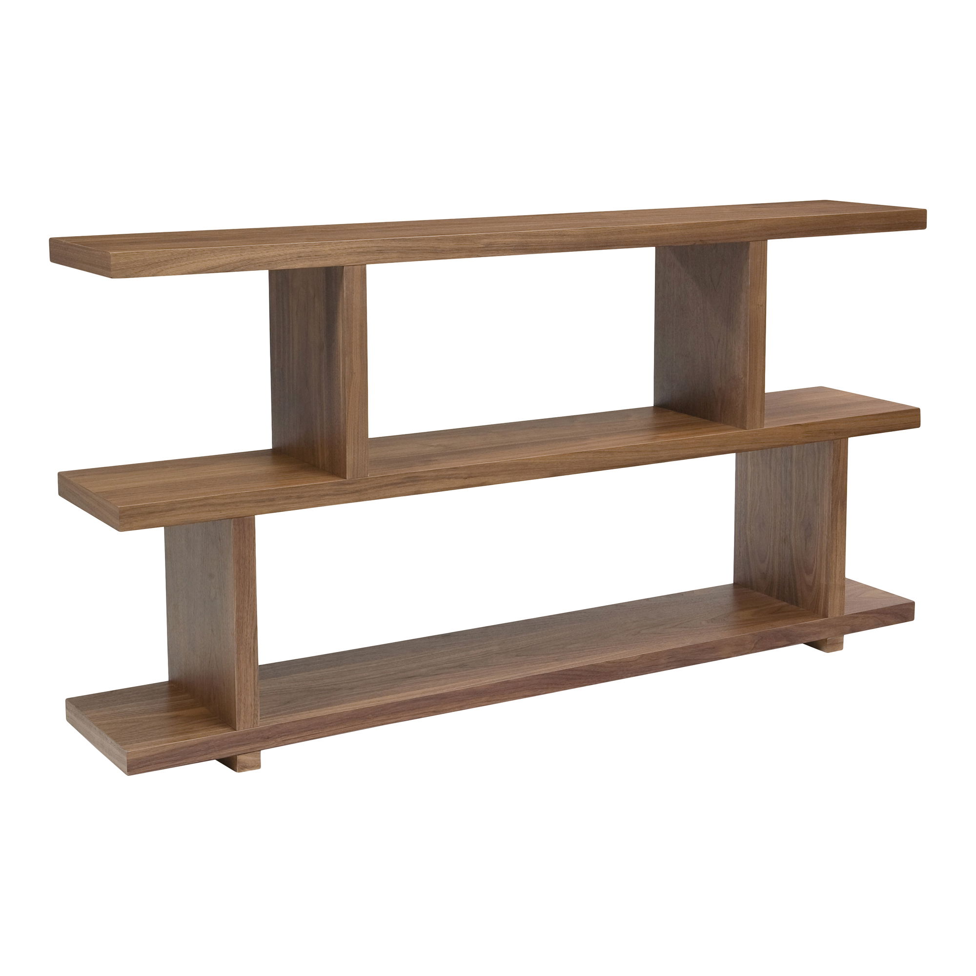 Miri Small Shelf Brown, Shelving & Bookcase by Moe's Home, 63" width x 33" height x 11" depth View 2