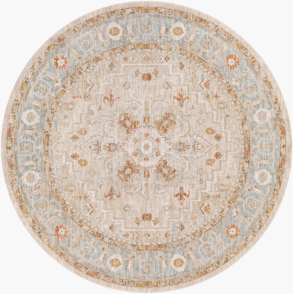 Avant Garde Machine Woven Rug, by Surya, 6'6.74" length x 6'6.74" width