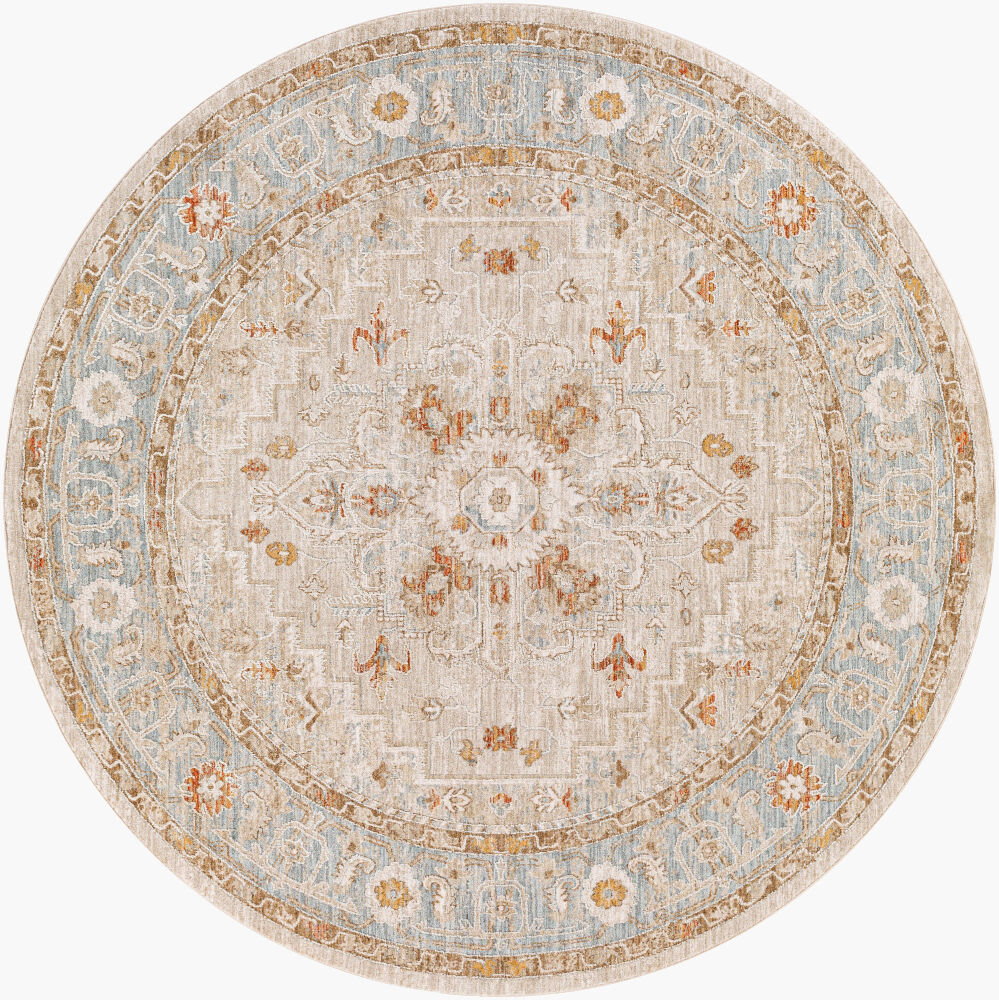 Avant Garde Machine Woven Rug, by Surya, 6'6.74" length x 6'6.74" width