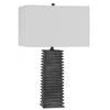 Sanderson Metallic Charcoal Table Lamp, by Uttermost, 16" width x 26.5" height x 10" depth thumbnail 4