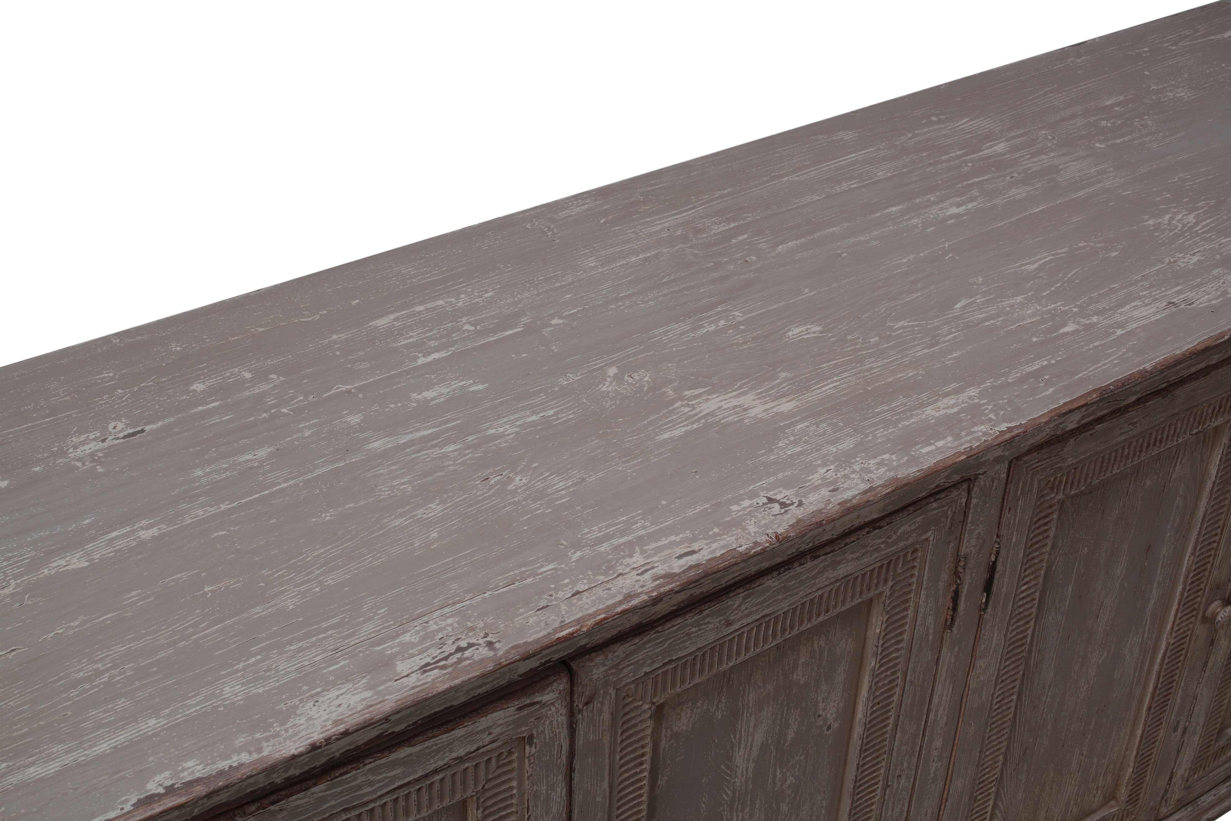 Pie Crust Door Sideboard, Cabinets & Sideboard by Sarreid, 76" length x 22" width x 36" height View 12