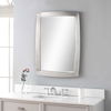 Haskill Brushed Nickel Mirror, by Uttermost, 24" width x 34.25" height x 1.25" depth thumbnail 4