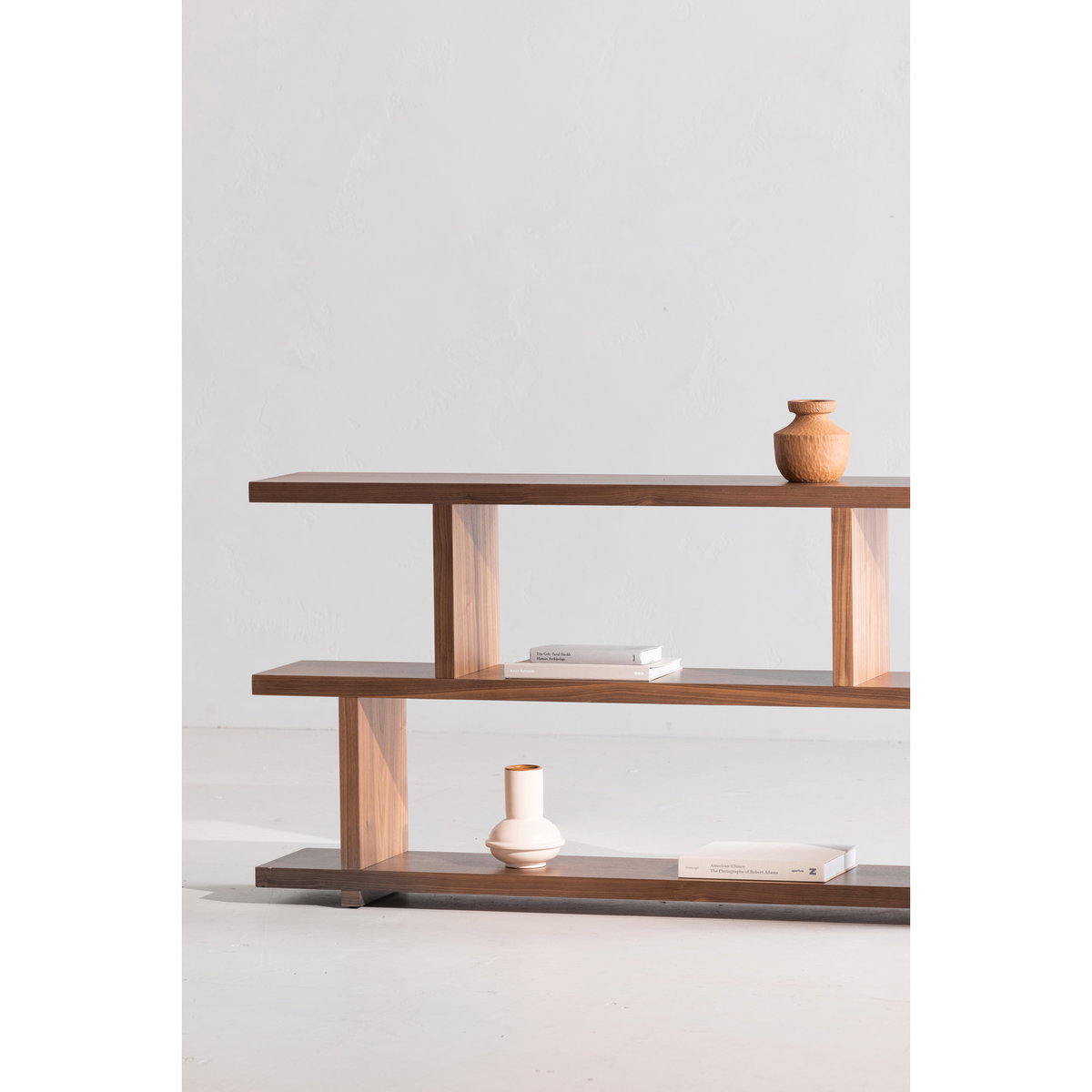 Miri Small Shelf Brown, Shelving & Bookcase by Moe's Home, 63" width x 33" height x 11" depth View 6