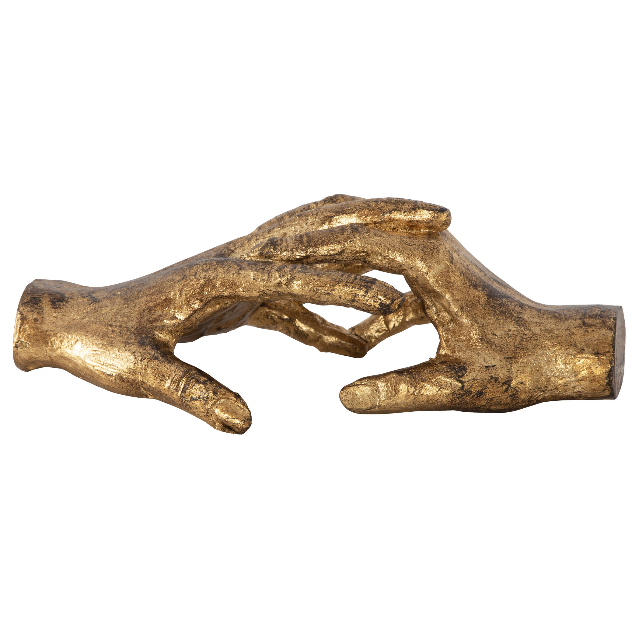 Hold My Hand Gold Sculpture large image 