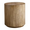 Nevis Wood Cylinder Side Table, Furniture by Uttermost, 22" width x 23.5" height x 22" depth thumbnail 2