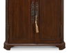 Austrian Hall Cabinet, Walnut, Cabinets & Sideboard by Sarreid, 26" length x 7" width x 35" height thumbnail 8