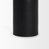Qamra Short Black Metal Pillar Candle Holder thumbnail 6