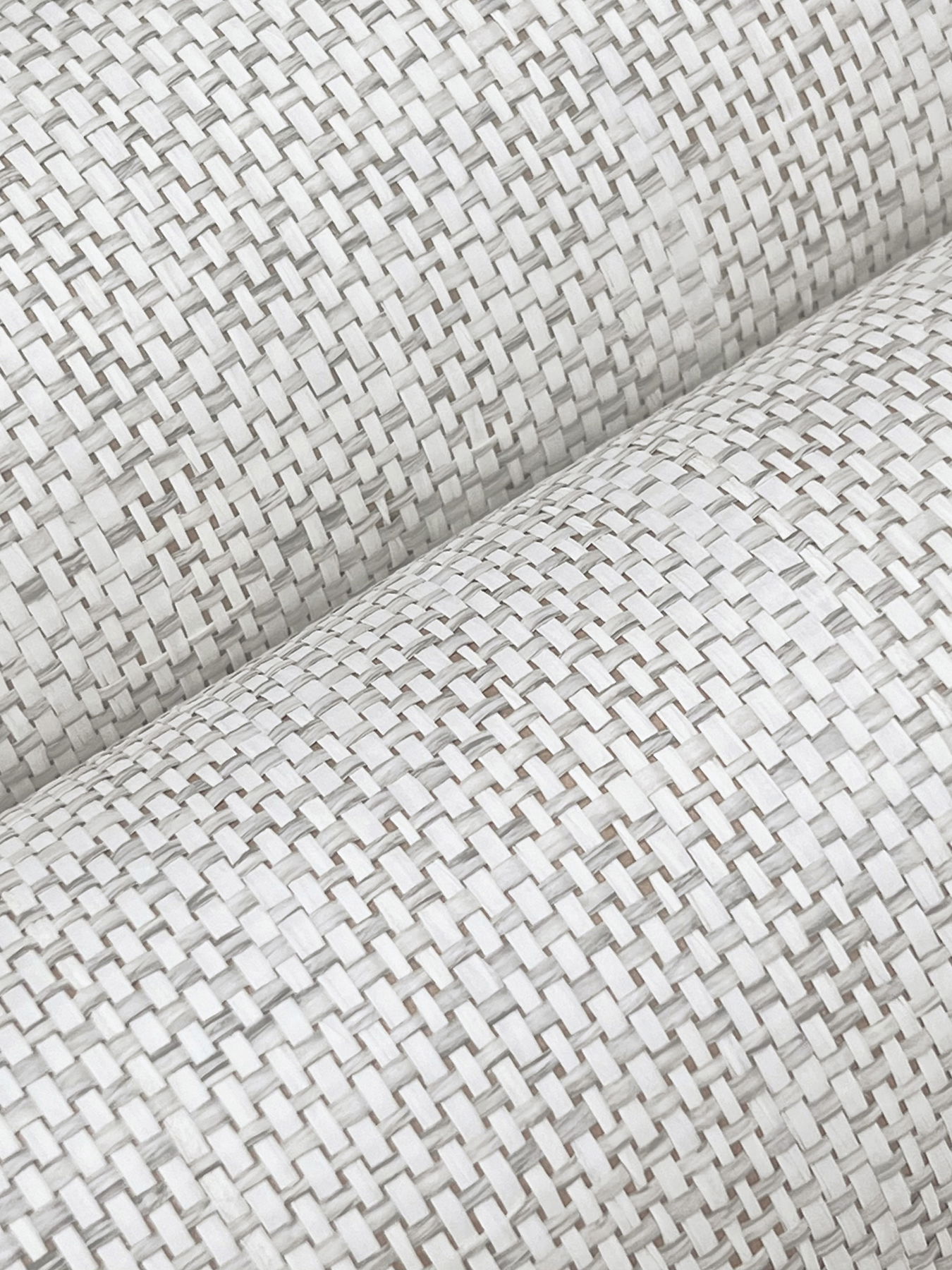 Kami Paperweave Smoke Wallpaper large image 