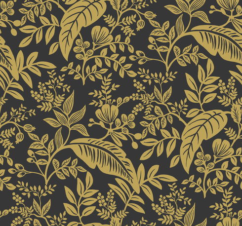 Canopy Gold & Black Wallpaper