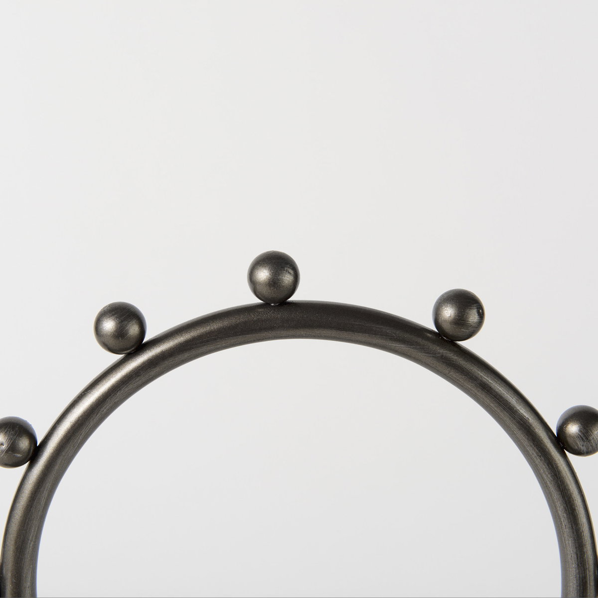 Elio  Small Studded hoop object, Decorative Object by Mercana, 7.48" length x 2.95" width x 13.19" height View 6
