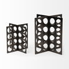 Fletcher (Large) 6L x 6W Gray Metal Abstract Decorative Object, by Mercana, 5.71" length x 5.71" width x 7.87" height thumbnail 5