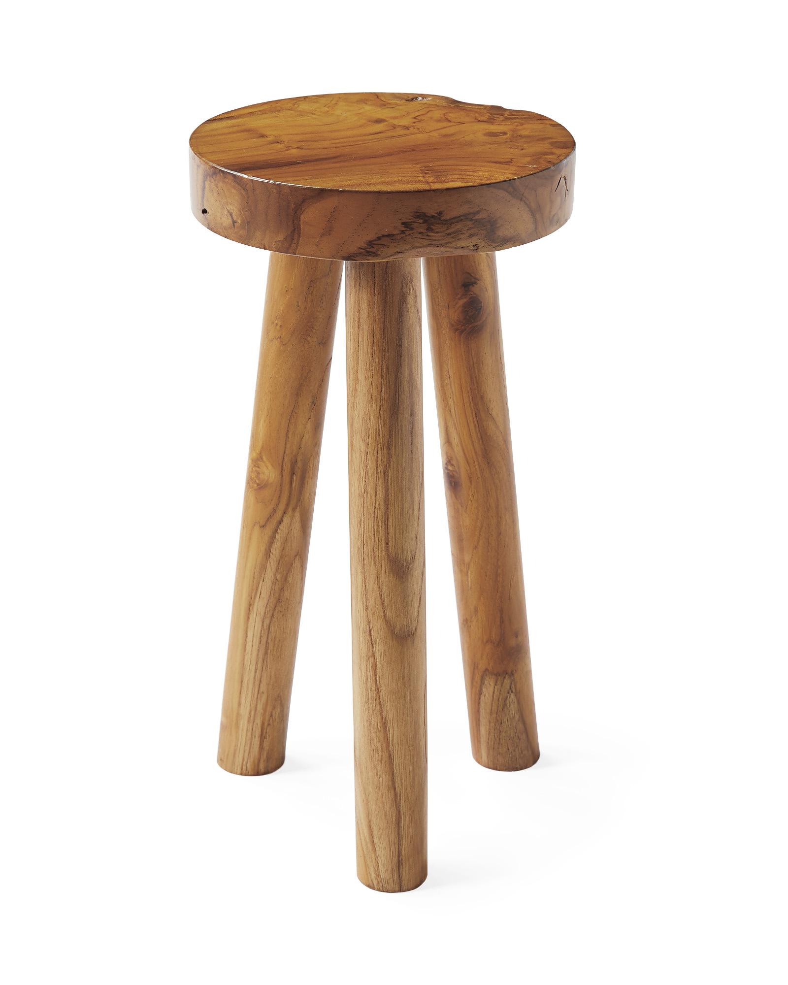 Online Designer Bathroom Teak Stool