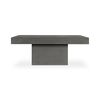 Maxima Outdoor Coffee Table Grey, Outdoor Table by Moe's Home, 3'11" width x 1'6.5" height x 2'7.5" depth thumbnail 1