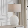 Whiteout Mottled Glass Table Lamp, by Uttermost, 18" width x 29.75" height x 18" depth thumbnail 2