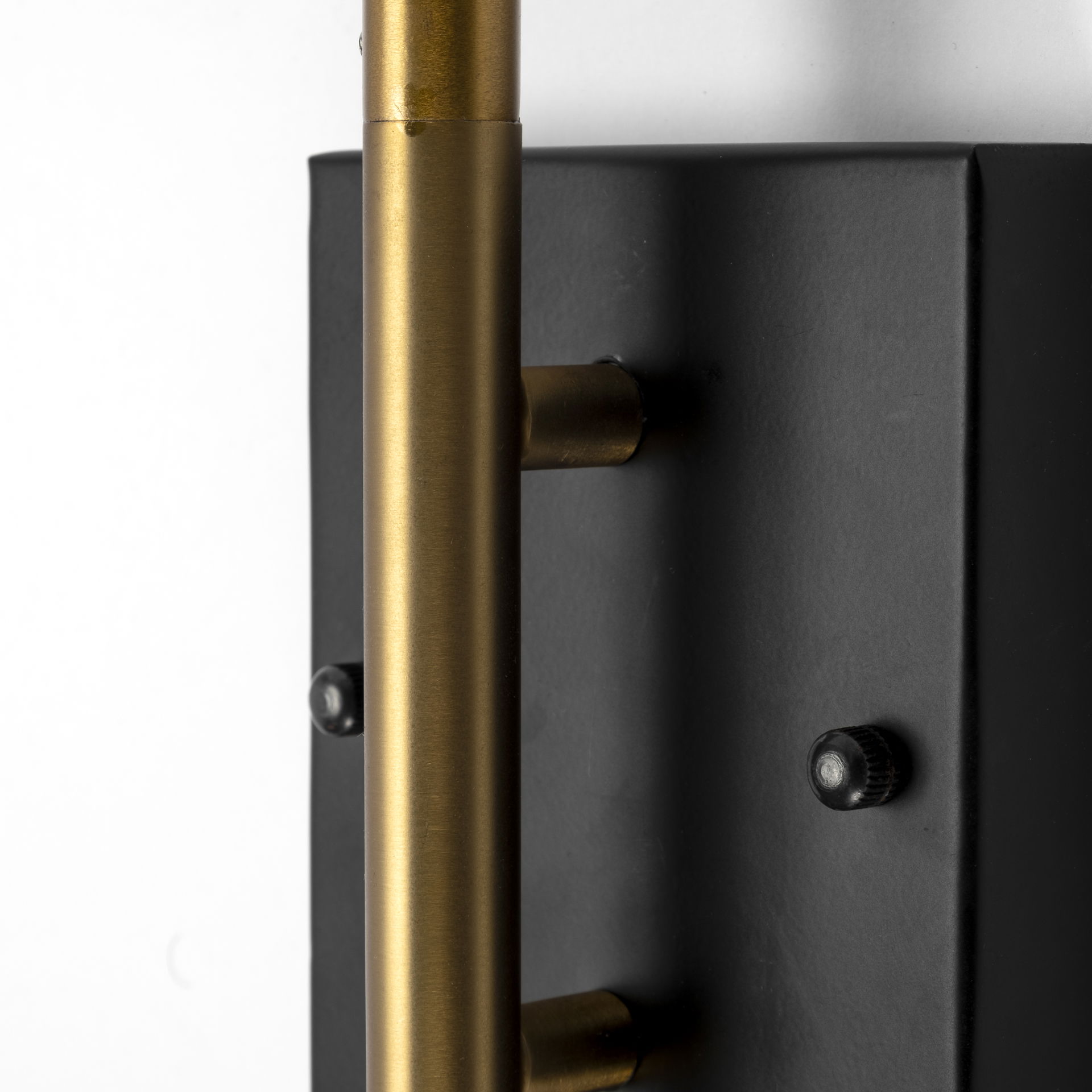 Tremont I 23'L x 5.25'W x 17.5'H Black/Gold Metal Conical Shade Wall Sconce large image 