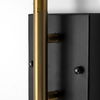 Tremont I 23'L x 5.25'W x 17.5'H Black/Gold Metal Conical Shade Wall Sconce thumbnail 2