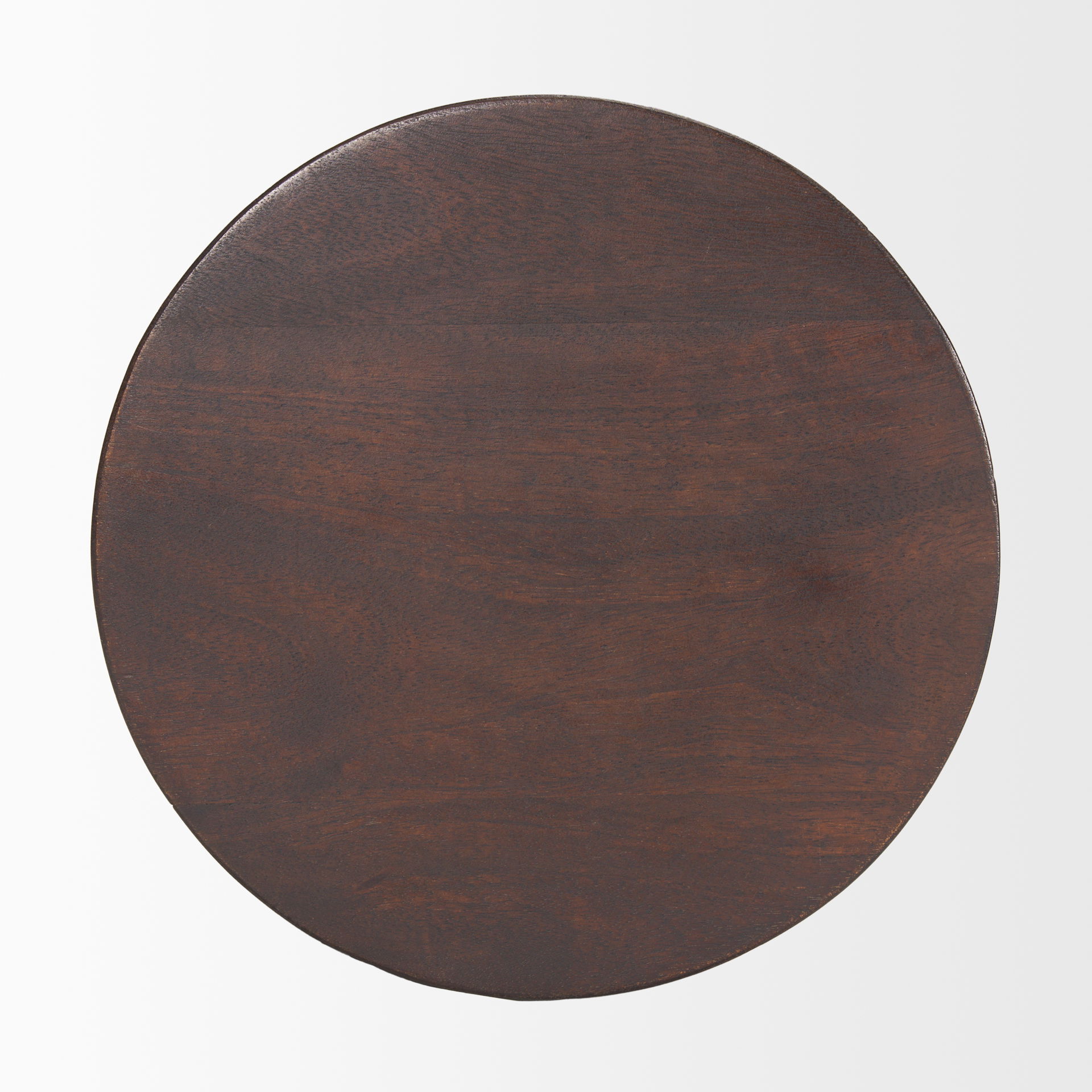 Odessa Dark Brown Wood Accent Table large image 