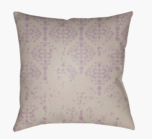 Moody Damask Accent Pillow