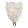 Biddeford 1 Light White Beaded Sconce thumbnail 3